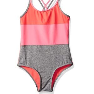 Big Chill Girls' Big One Piece Swimsuit SZ 7-8
